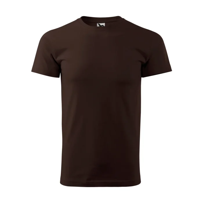 T-shirt męski Malfini Basic 129 kawowy - obrazek 2