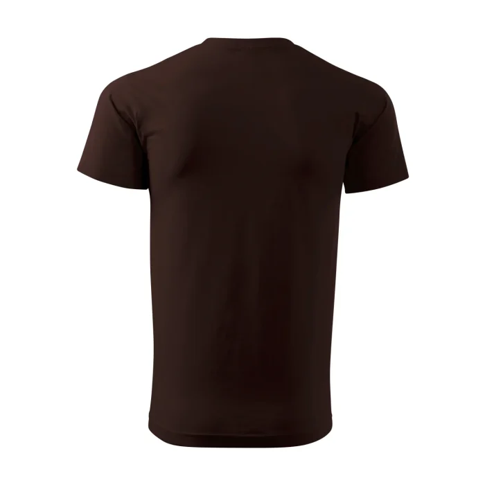 T-shirt męski Malfini Basic 129 kawowy - obrazek 3