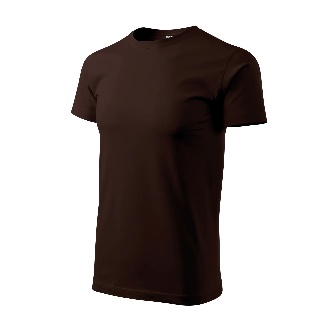 koszulka-malfini-basic-kawowy-129-27-3 T-shirt męski Malfini Basic 129 kawowy - obrazek 1