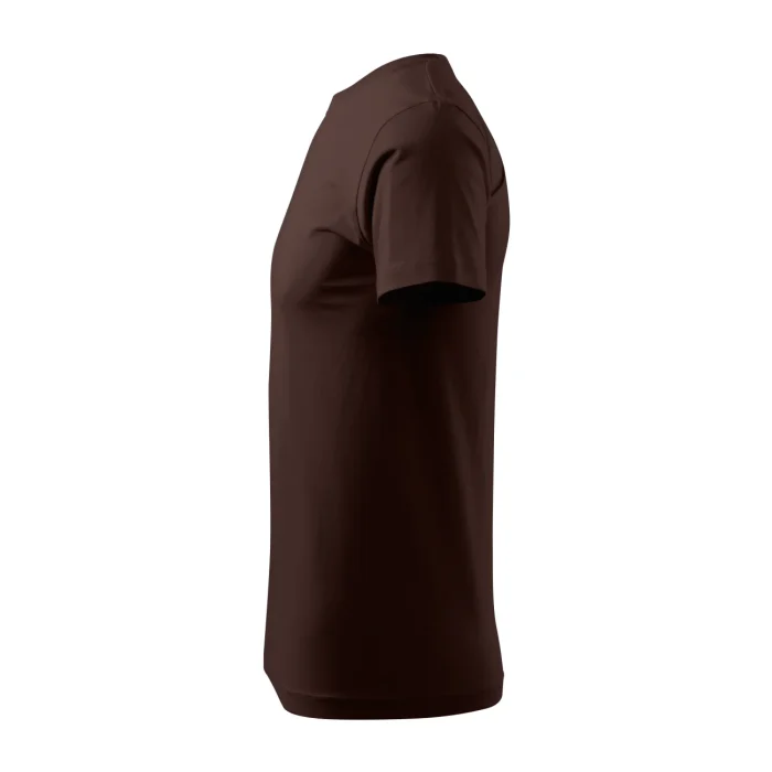 T-shirt męski Malfini Basic 129 kawowy - obrazek 5
