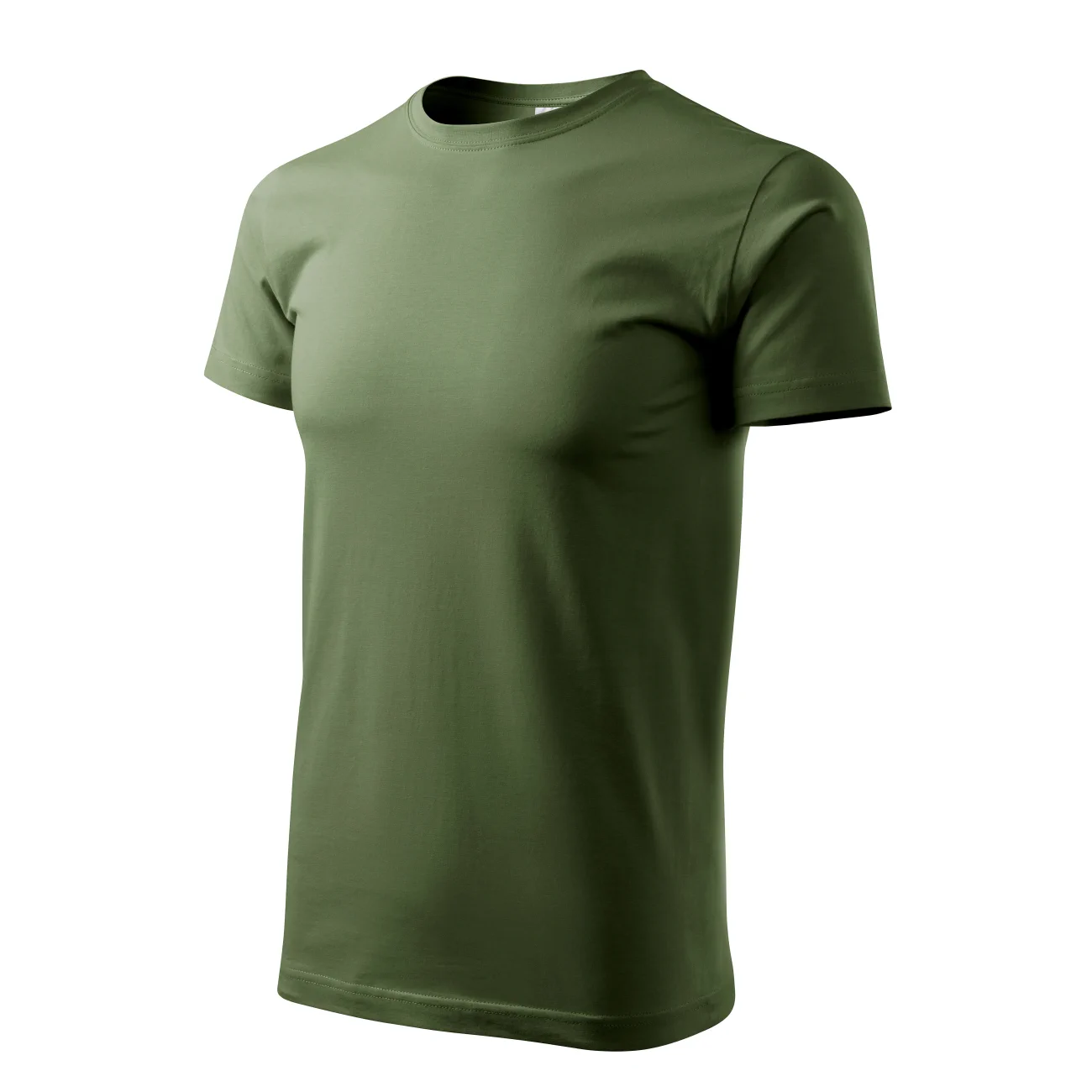 koszulka-malfini-basic-khaki-129-09-3 T-shirt męski Malfini Basic 129 khaki - obrazek 1