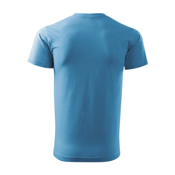 T-shirt męski Malfini Basic 129 lazurowa - obrazek 3