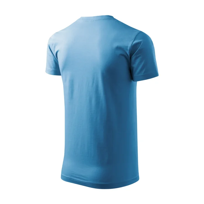 T-shirt męski Malfini Basic 129 lazurowa - obrazek 4