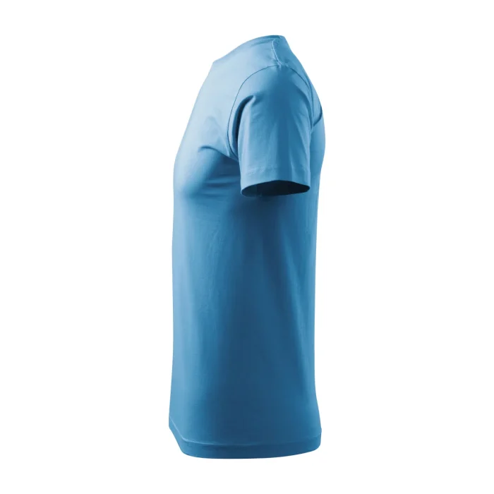 T-shirt męski Malfini Basic 129 lazurowa - obrazek 5