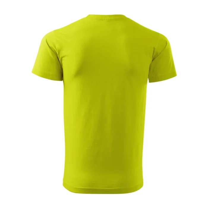 T-shirt męski Malfini Basic 129 limonkowa - obrazek 3