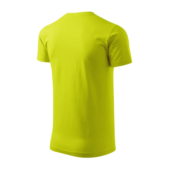 T-shirt męski Malfini Basic 129 limonkowa - obrazek 4