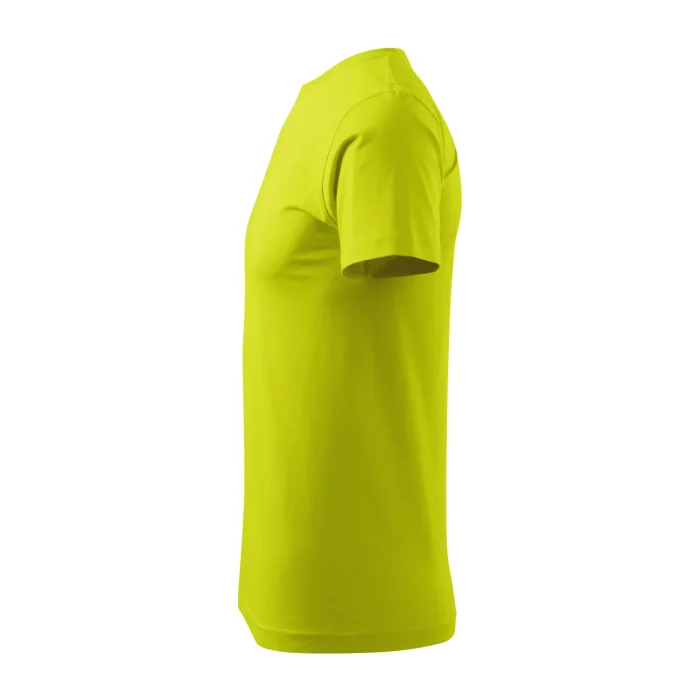 T-shirt męski Malfini Basic 129 limonkowa - obrazek 5