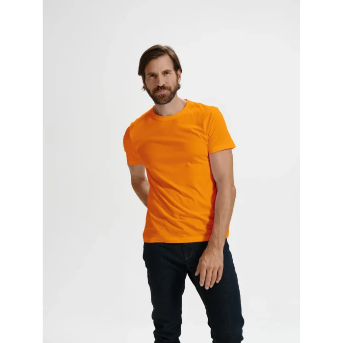 T-shirt męski Malfini Basic 129 mandarynkowa - obrazek 6