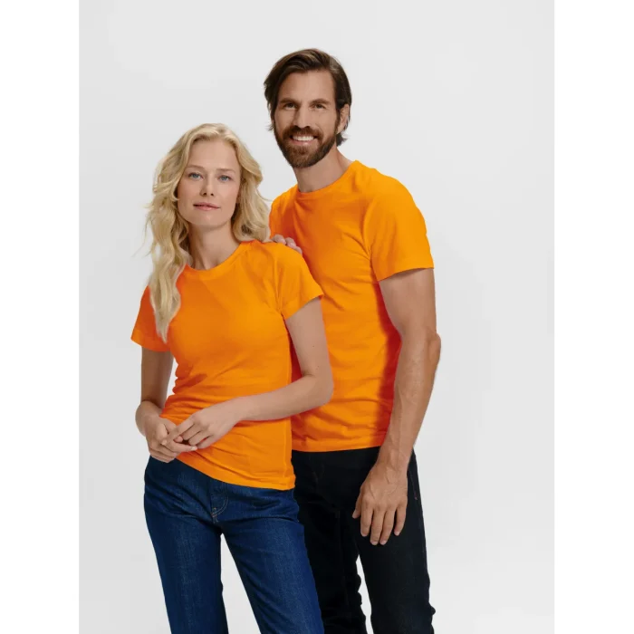T-shirt męski Malfini Basic 129 mandarynkowa - obrazek 5