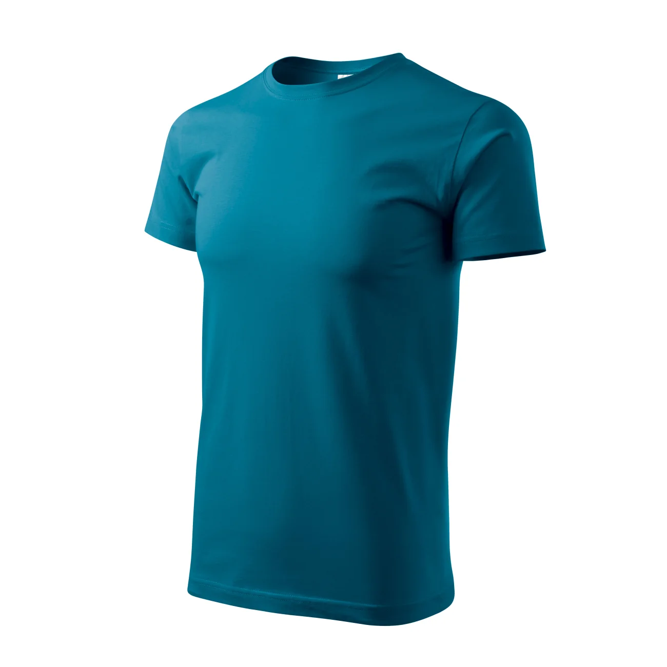koszulka-malfini-basic-petrol-blue-129-93-3 T-shirt męski Malfini Basic 129 petrol blue - obrazek 1