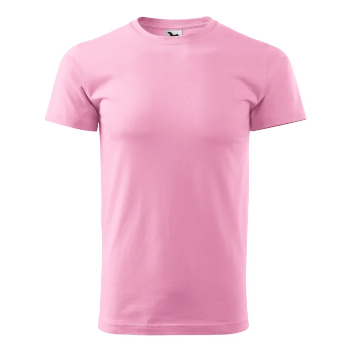 T-shirt męski Malfini Basic 129 różowa - obrazek 2