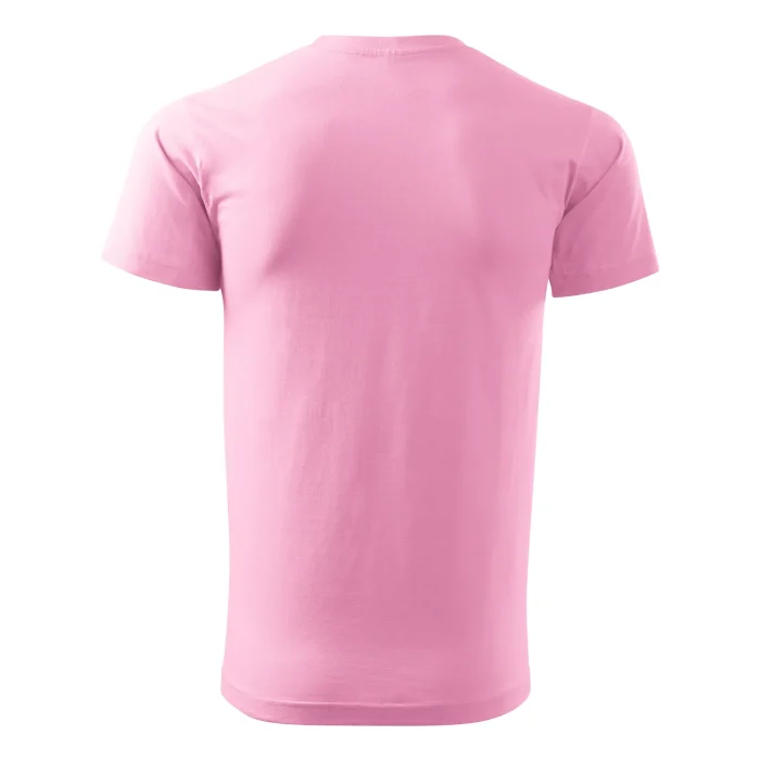 T-shirt męski Malfini Basic 129 różowa - obrazek 3