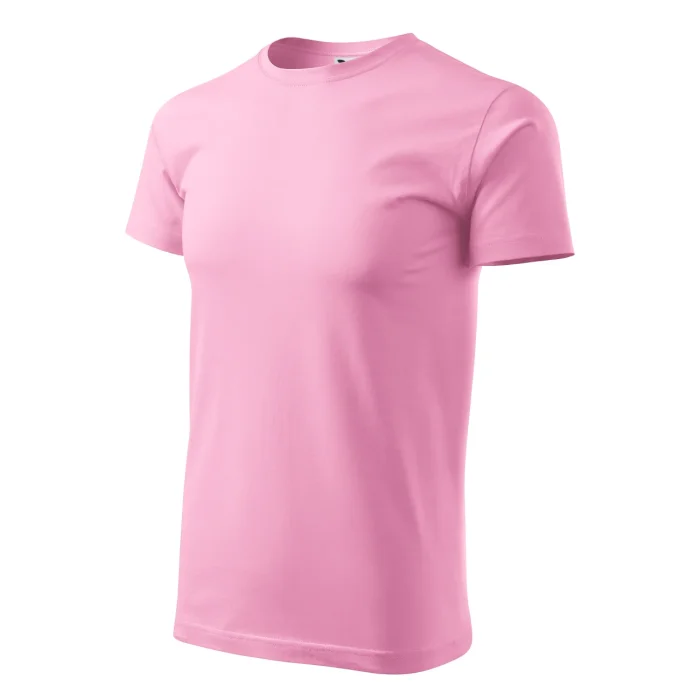 T-shirt męski Malfini Basic 129 różowa - obrazek 4