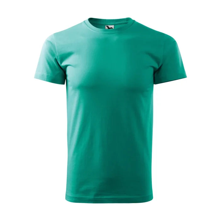 T-shirt męski Malfini Basic 129 szmaragdowa - obrazek 2