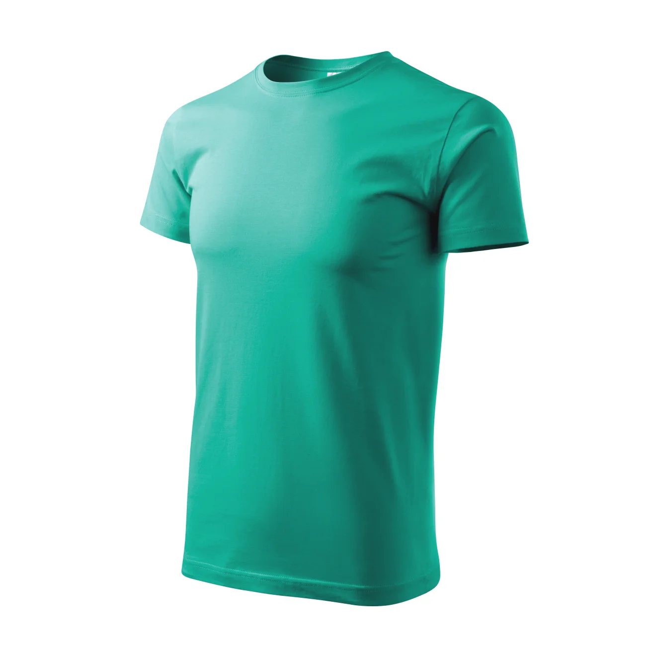 koszulka-malfini-basic-szmaragdowy-129-19-3 T-shirt męski Malfini Basic 129 szmaragdowa - obrazek 1