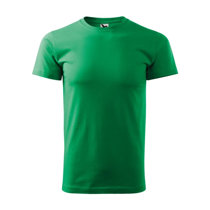 T-shirt męski Malfini Basic 129 zieleń trawy - obrazek 2