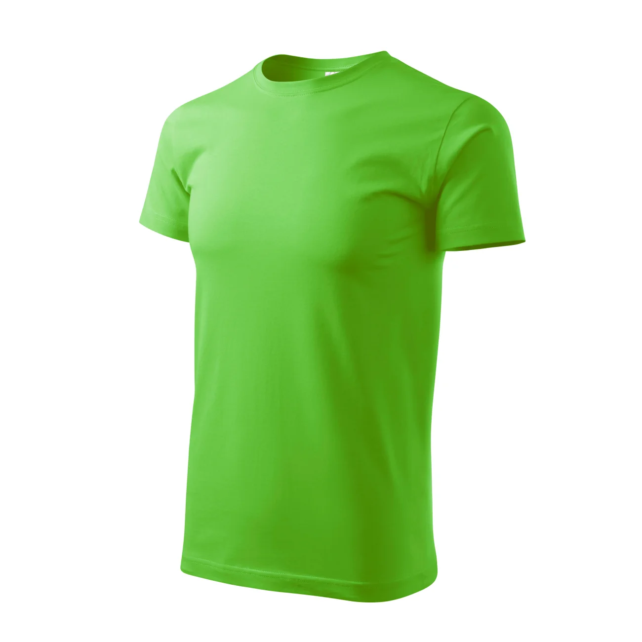 koszulka-malfini-basic-zielone-jabłko-129-92-3 T-shirt męski Malfini Basic 129 zielone jabłko - obrazek 1