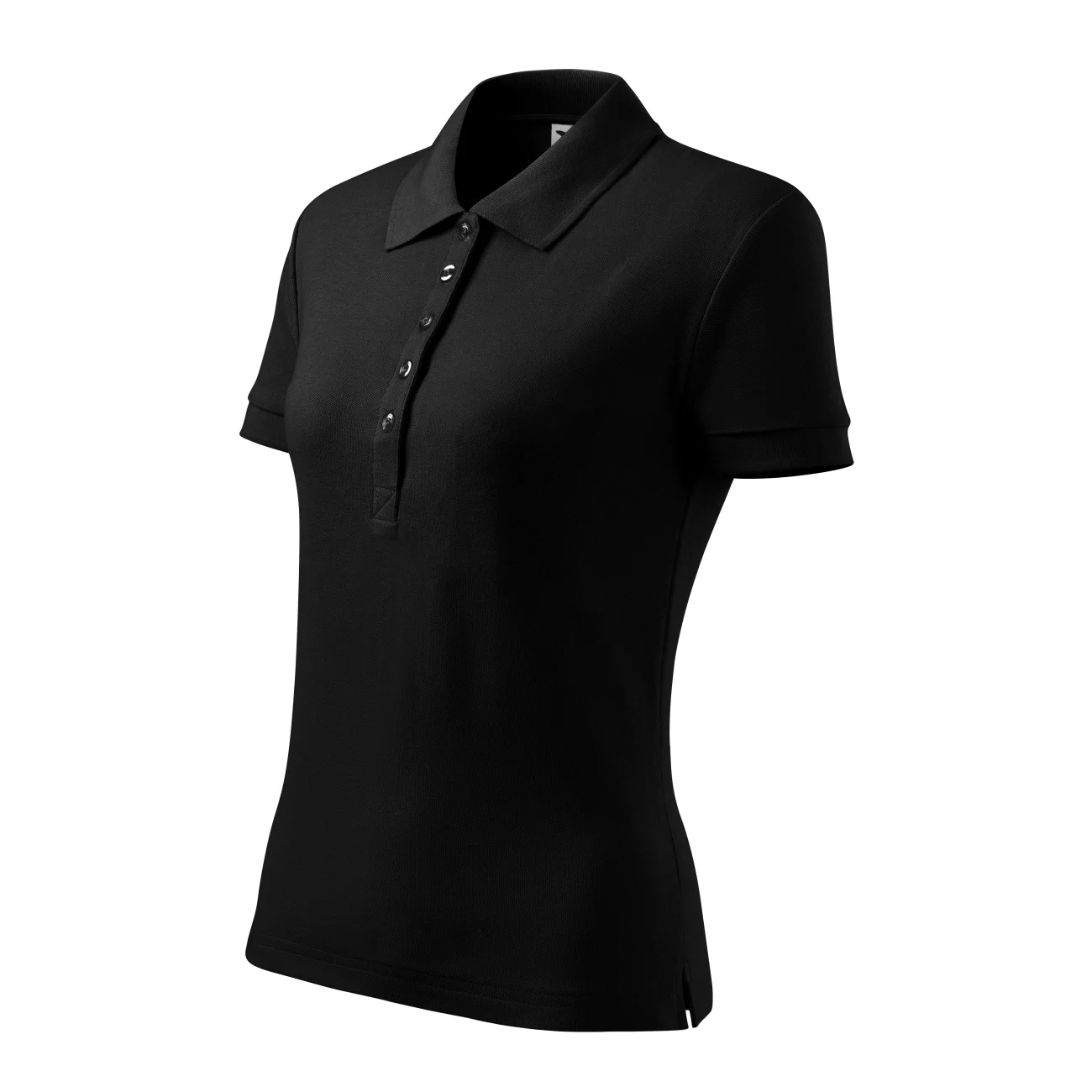 koszulka-polo-heavy-damska-bawelna-malfini-216-01-czarna-3 Koszulka polo damska Malfini Cotton Heavy 216 czarna - obrazek 1