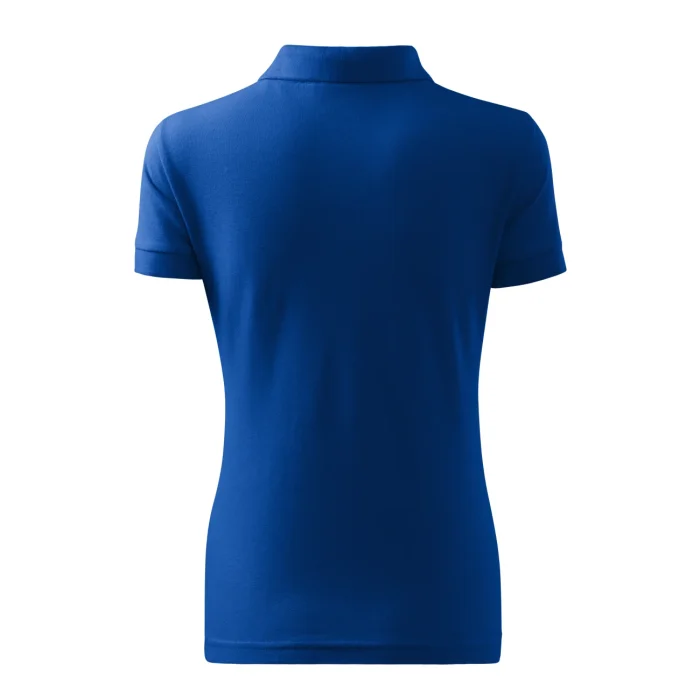 Koszulka polo damska Malfini Cotton Heavy 216 chabrowa - obrazek 3