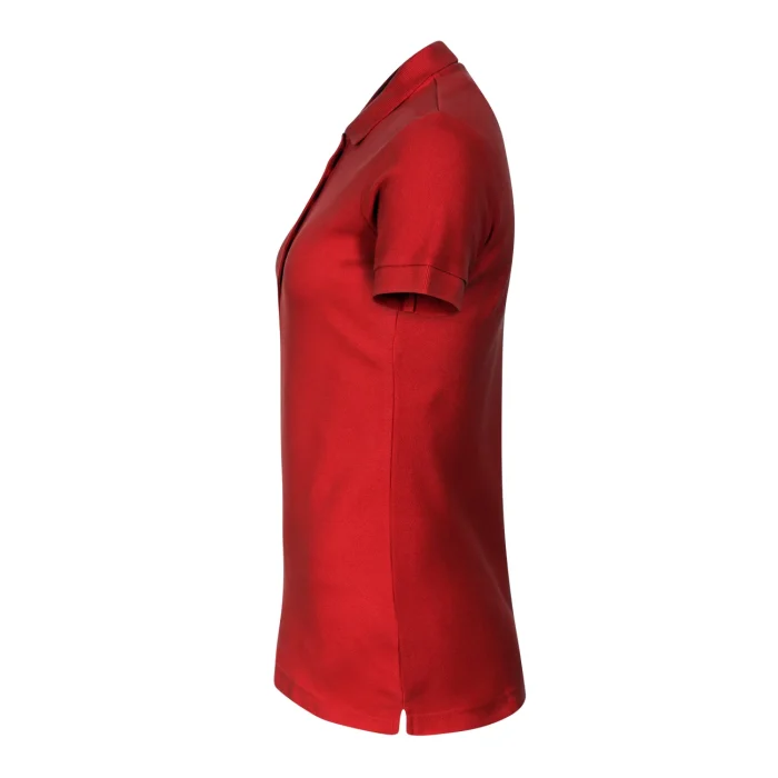 Koszulka polo damska Malfini Cotton Heavy 216 czerwona - obrazek 4