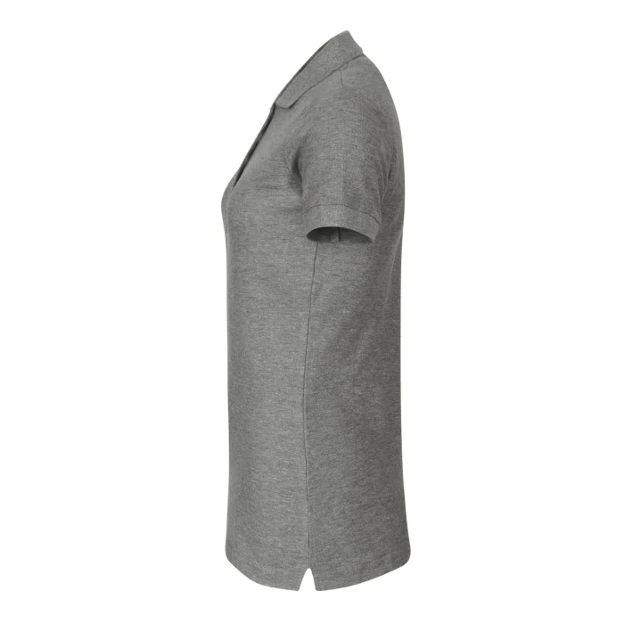 Koszulka polo damska Malfini Cotton Heavy 216 ciemnoszary melanż - obrazek 4