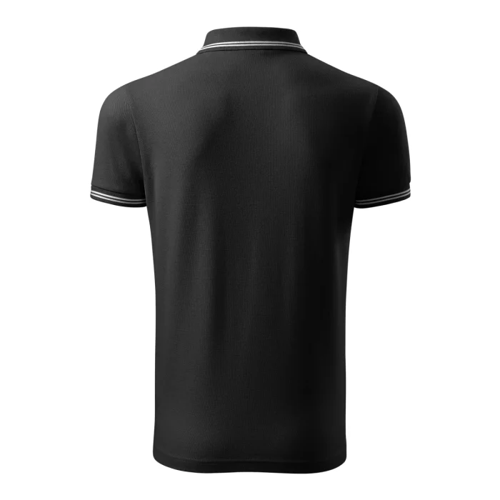 Koszulka polo męska Malfini Urban 219 czarna - obrazek 3