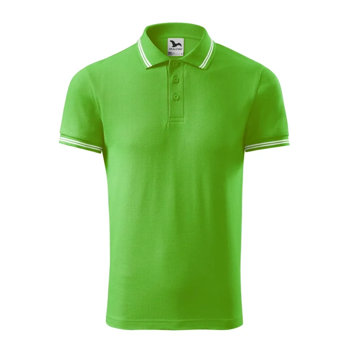 Koszulka polo męska Malfini Urban 219 zielone jabłko - obrazek 2