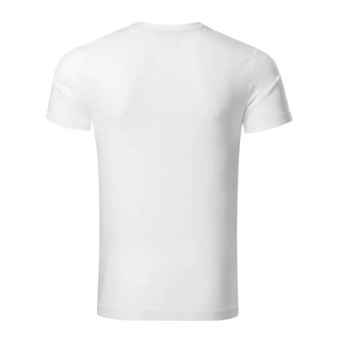 T-shirt męski slim fit Malfini Action 150 biały - obrazek 3