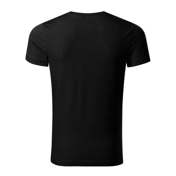 T-shirt męski slim fit Malfini Action 150 czarna - obrazek 3