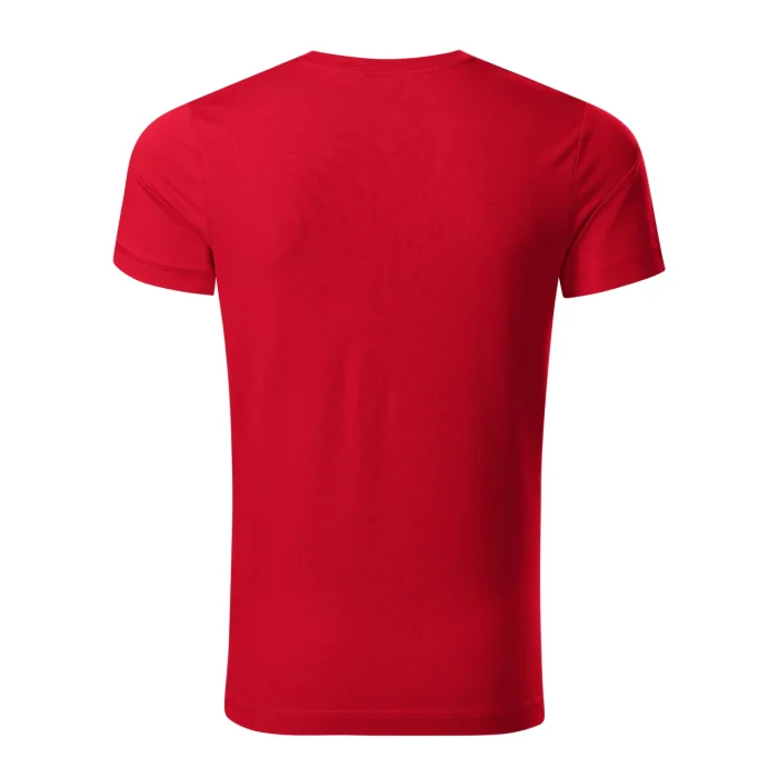 T-shirt męski slim fit Malfini Action 150 czerwona malboro - obrazek 3