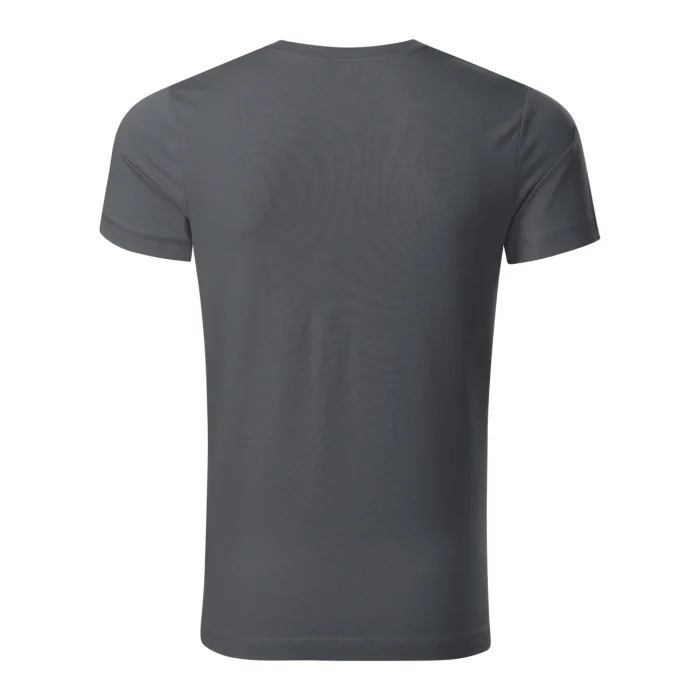 T-shirt męski slim fit Malfini Action 150 antracytowa - obrazek 3