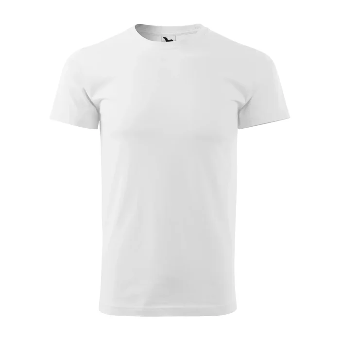 T-shirt męski Malfini Basic 129 biały - obrazek 3