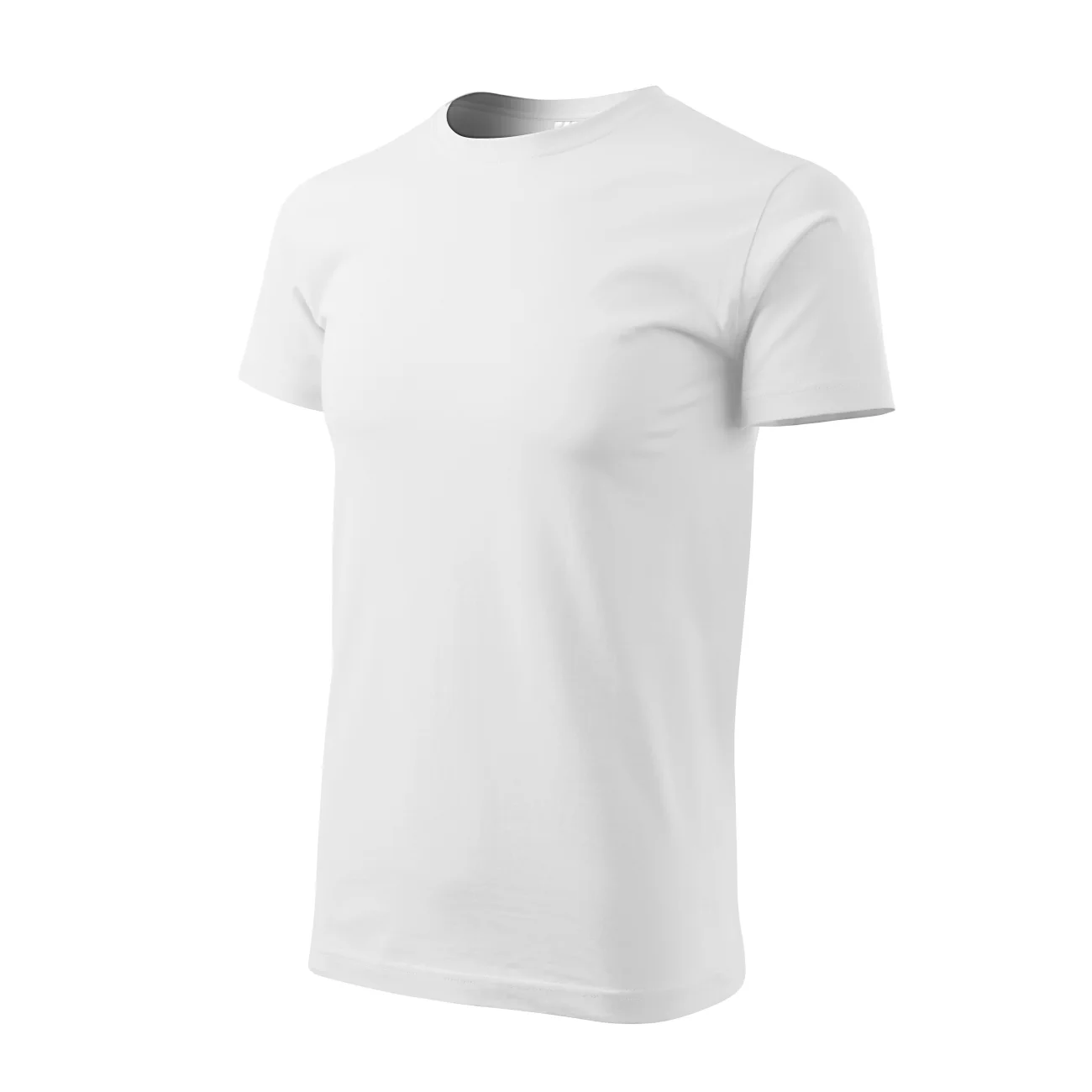 koszulka-t-shirt-basic-bawelna-malfini-129-00-biala-3 T-shirt męski Malfini Basic 129 biały - obrazek 1