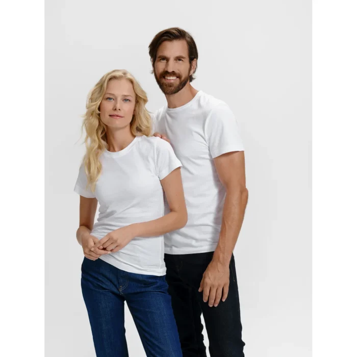 T-shirt męski Malfini Basic 129 biały - obrazek 9