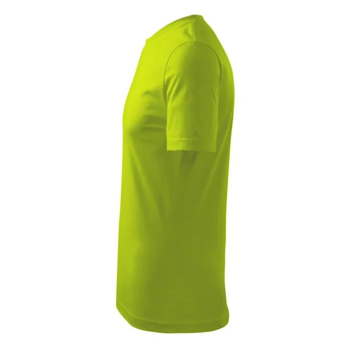 Koszulka dziecięca Malfini Classic New 135 limonkowa - obrazek 4