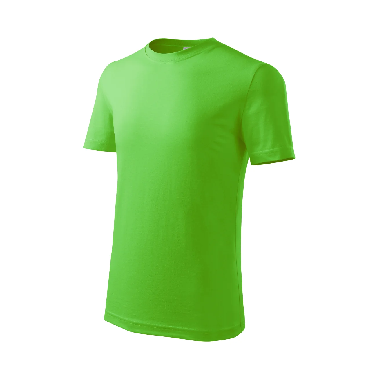 koszulka-t-shirt-basic-bawelna-malfini-135-new-92-zielone-jablko-3 Koszulka dziecięca Malfini Classic New 135 zielone jabłko - obrazek 1
