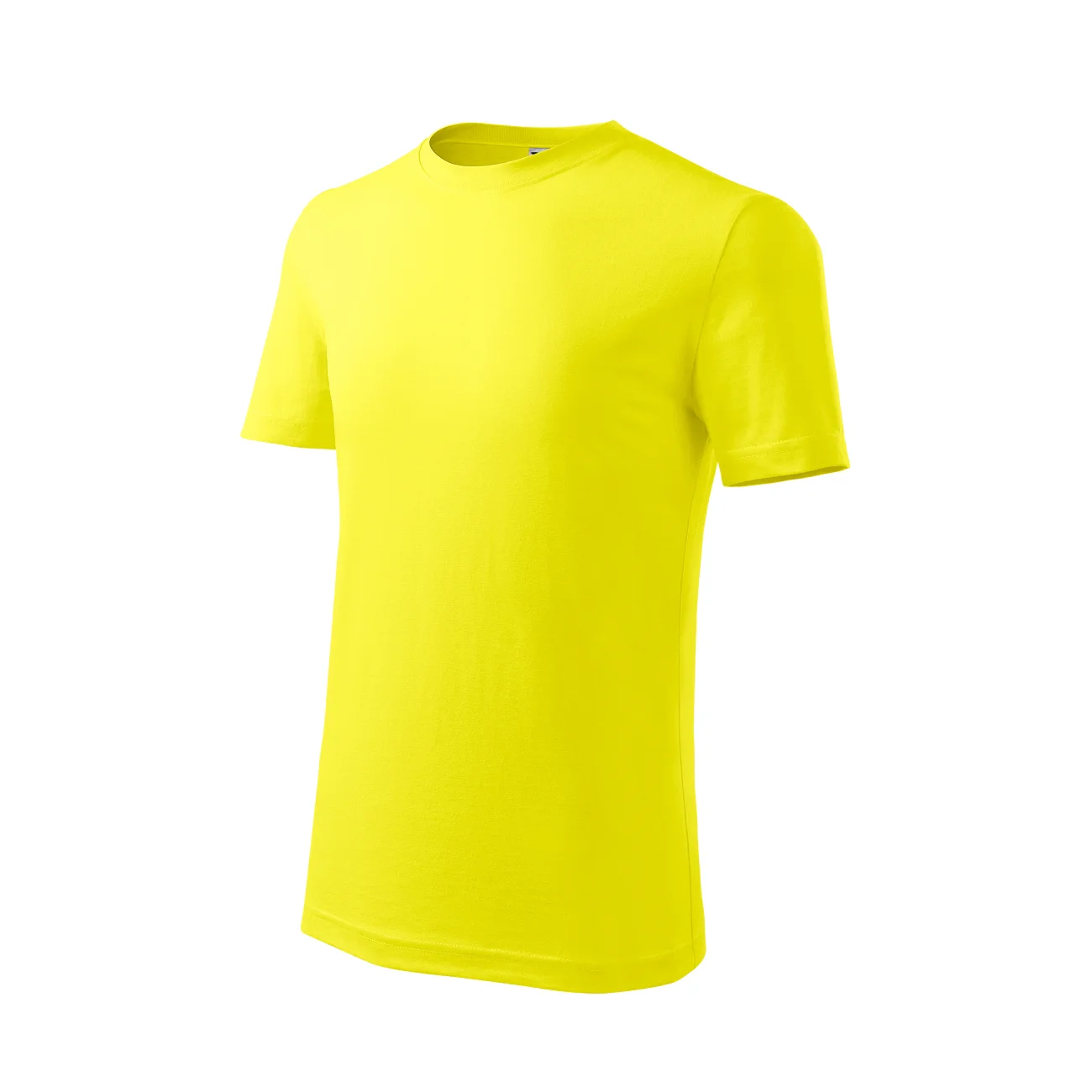 koszulka-t-shirt-basic-bawelna-malfini-135-new-96-cytrynowa-3 Koszulka dziecięca Malfini Classic New 135 cytrynowa - obrazek 1