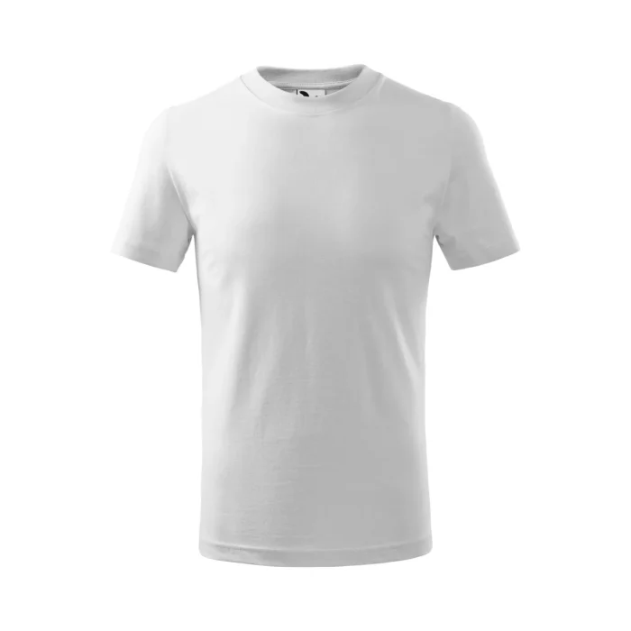 T-shirt dziecięcy Malfini Basic 138 biała - obrazek 2