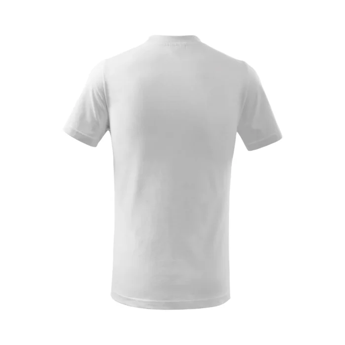 T-shirt dziecięcy Malfini Basic 138 biała - obrazek 3