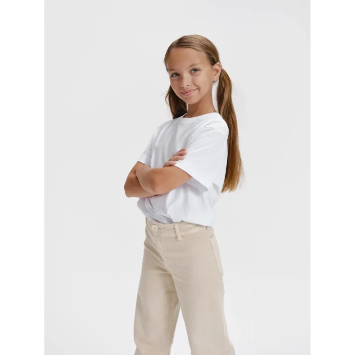 T-shirt dziecięcy Malfini Basic 138 biała - obrazek 6