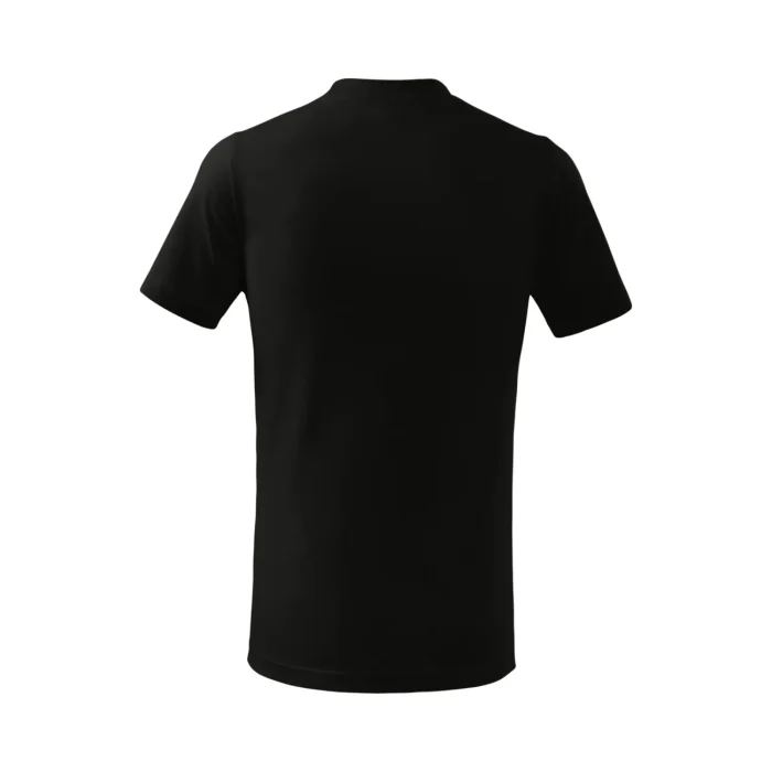T-shirt dziecięcy Malfini Basic 138 czarna - obrazek 3