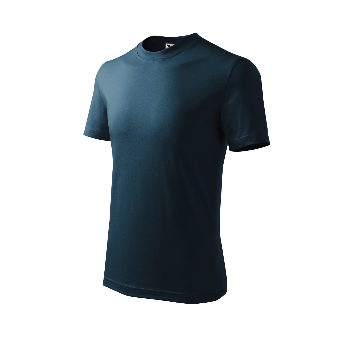 koszulka-t-shirt-basic-bawelna-malfini-138-02-granatowa-3 T-shirt dziecięcy Malfini Basic 138 granatowa - obrazek 1