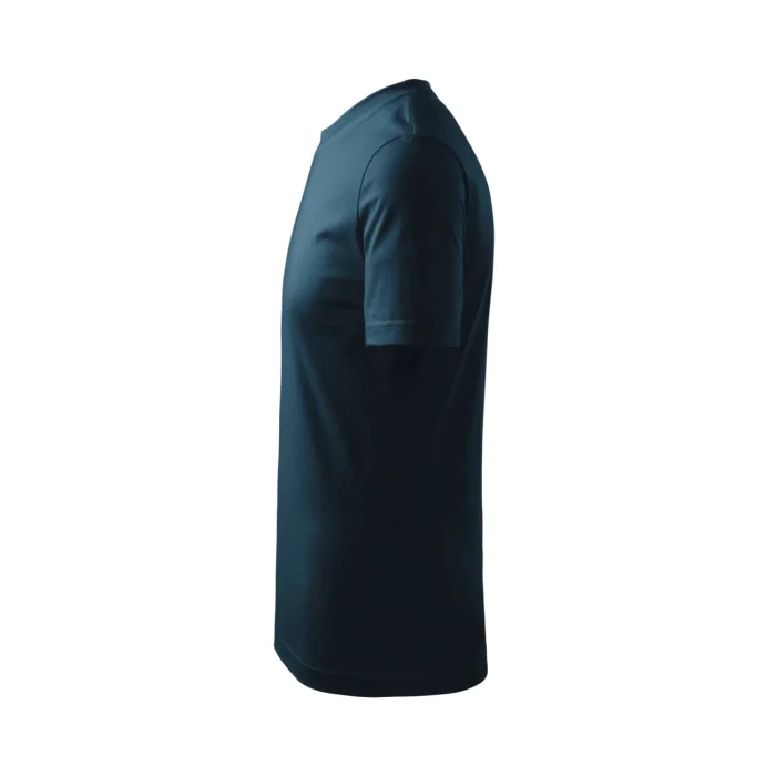 T-shirt dziecięcy Malfini Basic 138 granatowa - obrazek 5