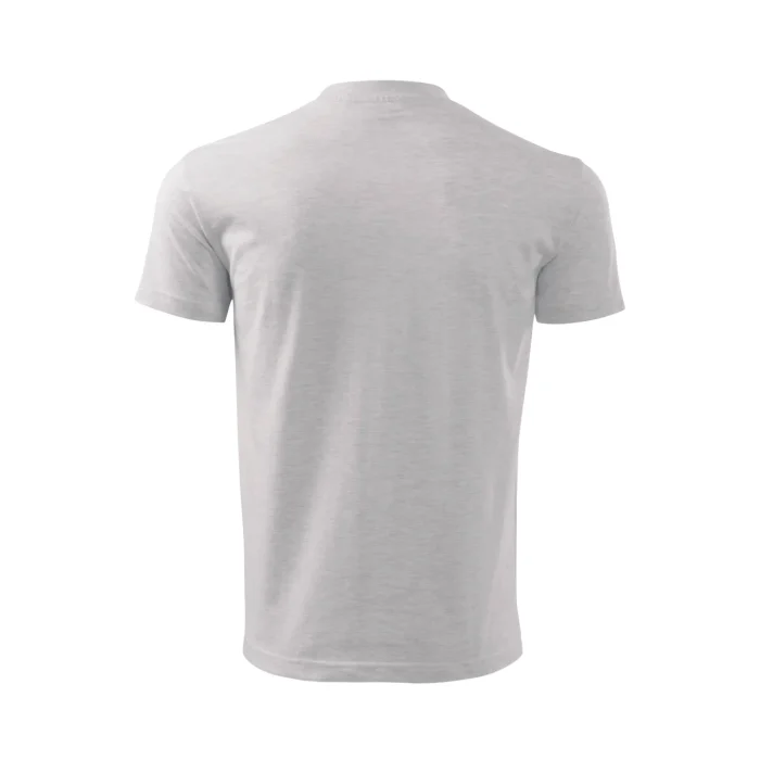T-shirt dziecięcy Malfini Basic 138 jasnoszary melanż - obrazek 3