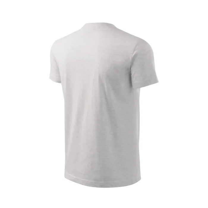 T-shirt dziecięcy Malfini Basic 138 jasnoszary melanż - obrazek 4