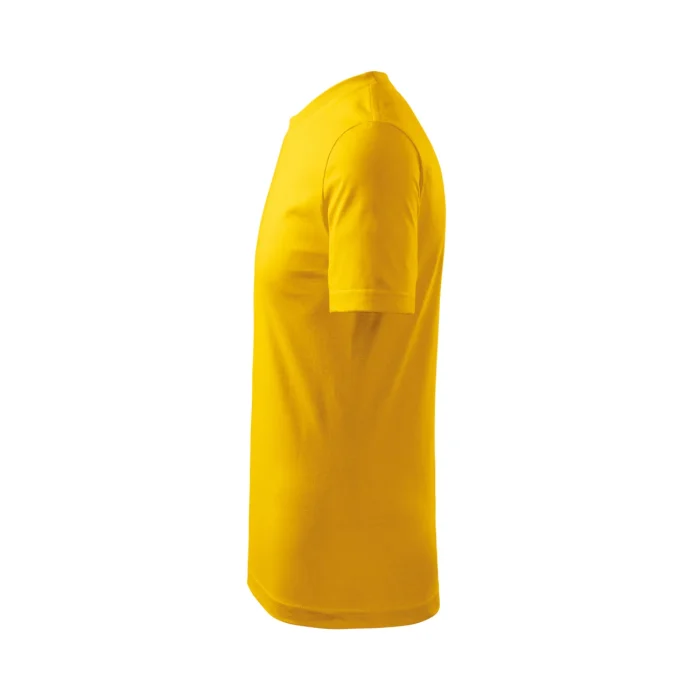 T-shirt dziecięcy Malfini Basic 138 żółty - obrazek 5