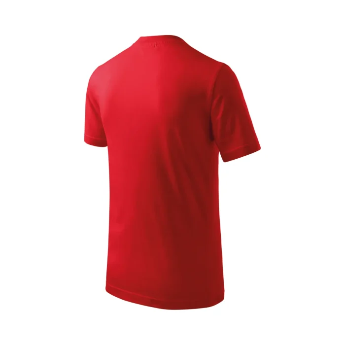 T-shirt dziecięcy Malfini Basic 138 czerwony - obrazek 4
