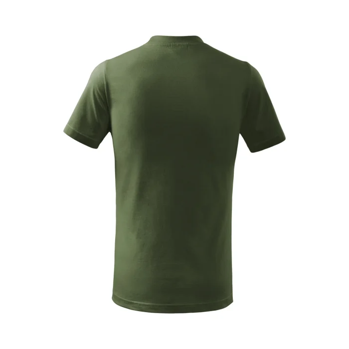 T-shirt dziecięcy Malfini Basic 138 khaki - obrazek 3