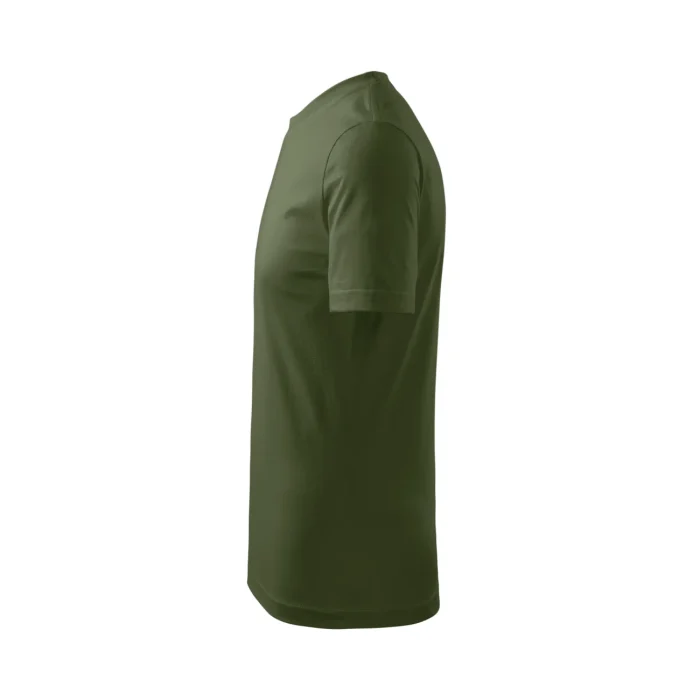 T-shirt dziecięcy Malfini Basic 138 khaki - obrazek 4