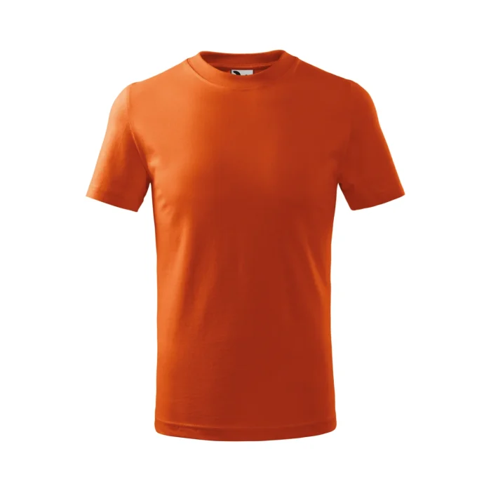 T-shirt dziecięcy Malfini Basic 138 pomarańczowa - obrazek 2